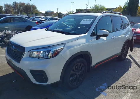 2019 Subaru Forester Sport from USA, damaged, VIN JF2SKAKC7KH499434
